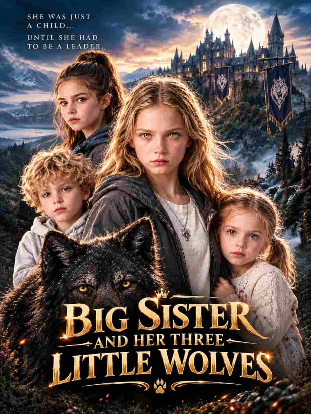 Big Sister and Her Three Little Wolves